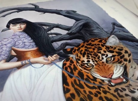 Chiêm ngưỡng tranh siêu thực tuyệt đẹp của nữ họa sĩ trẻ gốc Việt - 2 Một tác phẩm của nữ họa sĩ Trần Nguyễn.