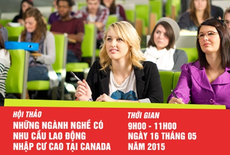 Hội thảo 02: Những ngành nghề có nhu cầu lao động nhập cư cao tại Canada