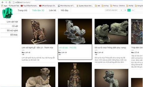 Ông chủ ngân hàng “di sản online” - 2 Một phần giao diện của website