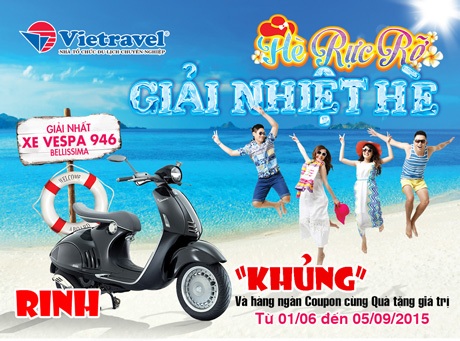 Khuyến mại “sốc” cùng “Hè rực rỡ” - 1 Khuyến mại “sốc” cùng “Hè rực rỡ”