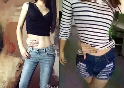 Thiếu nữ châu Á “phát sốt” với trào lưu khoe ảnh “tay chạm rốn” - 14 Các chàng trai cũng thể hiện khả năng không tồi