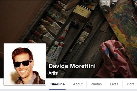 Hình ảnh hiếm hoi về Davide Morettini trên trang mạng xã hội của anh.