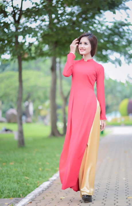 Thiếu nữ 9X Sài thành đẹp thướt tha trong tà áo dài - 3 N.E