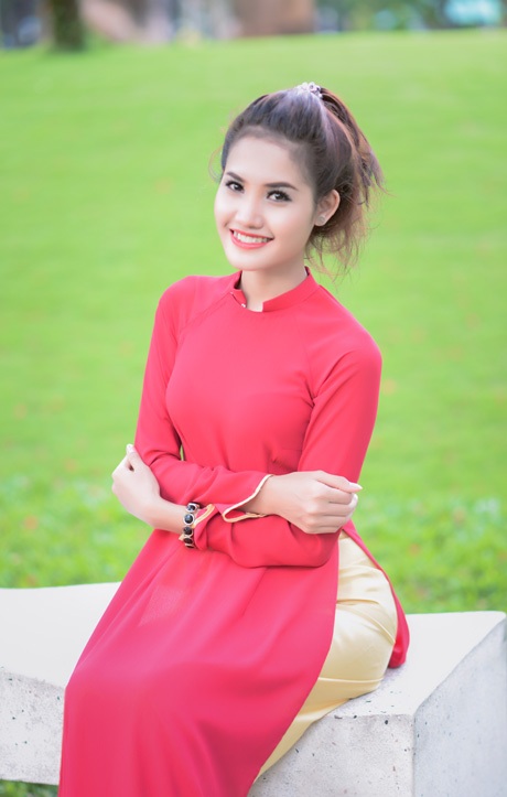 Thiếu nữ 9X Sài thành đẹp thướt tha trong tà áo dài - 6 N.E