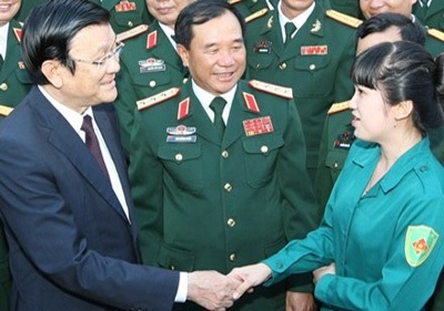 Nữ chiến sĩ “sao vuông” - 1 Nữ chiến sĩ “sao vuông”