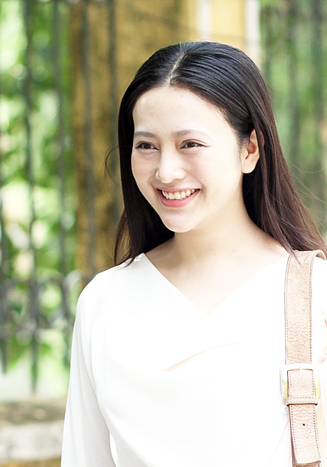 Nụ cười tỏa nắng của nữ sinh đến từ Thái Nguyên