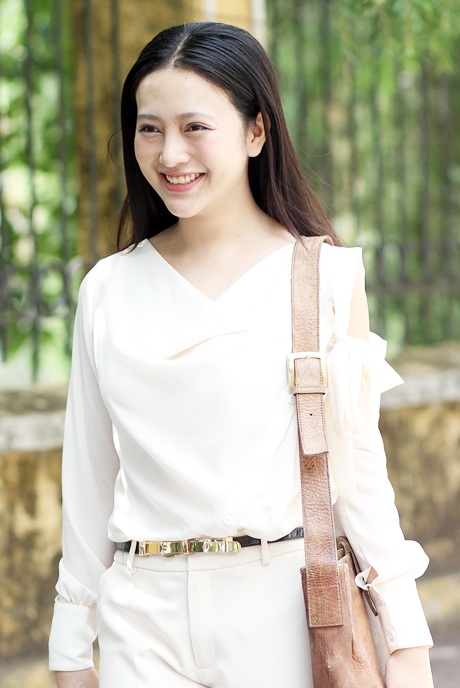 Cận cảnh nét đẹp tự nhiên đậm chất Á đông của thí sinh ĐH Sân khấu – Điện ảnh