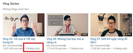 Vắng Toàn Shinoda, vlog Việt thoái trào? - 4 Còn JVevermind đã 5 tháng bỏ quên vlog
