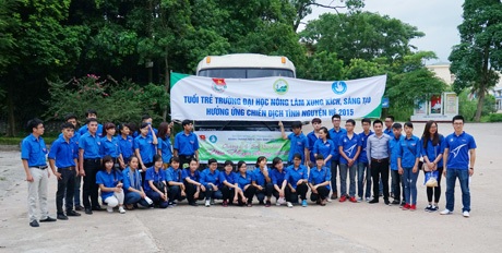 Hội SV Việt Nam tại Pháp về nước tham gia tình nguyện “Mùa Hè xanh” - 2 5h30 đoàn đã khởi hành từ ĐH Nông Lâm