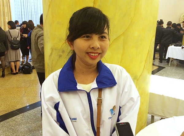 Cô giáo Quảng Thị Kim Ngân của trường Mầm non Thạnh An (Cần Giờ, TPHCM)