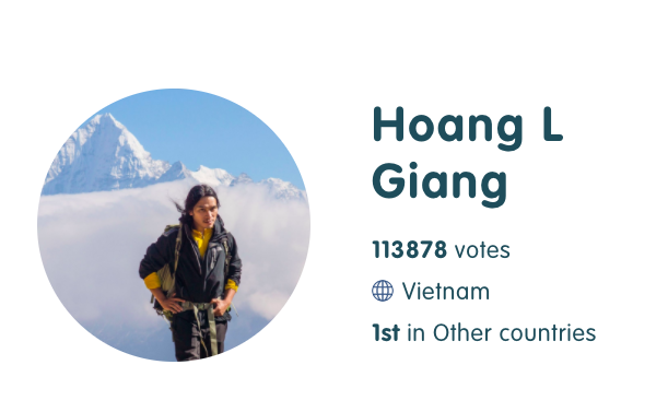 Số người ủng hộ ước mơ của Hoàng Giang là một kỳ tích vượt qua cả mong đợi của chính anh.