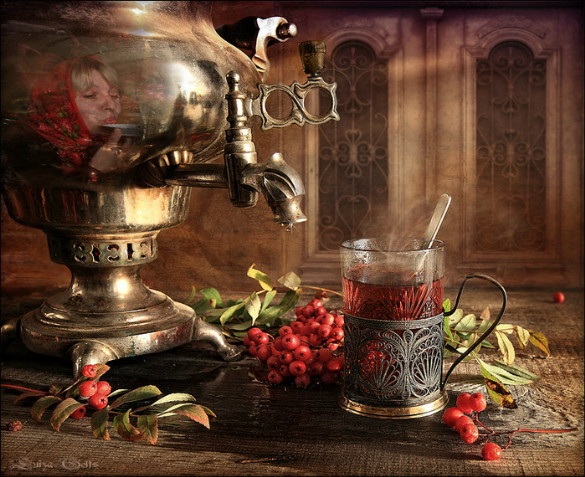 Cơ quan an ninh Nga nghe lén bằng một ấm trà - 1 Ấm samovar truyền thống của Nga (Ảnh: Shopsamovar)