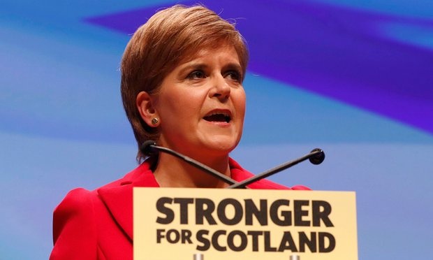 Thủ hiến Scotland Nicola Sturgeon (Ảnh: Reuters)