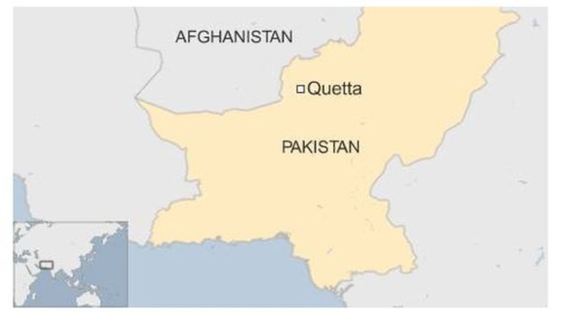 Phiến quân tấn công trường cảnh sát tại Pakistan, 48 người chết - 10 Bản đồ vị trí xảy ra vụ tấn công (Ảnh: BBC)