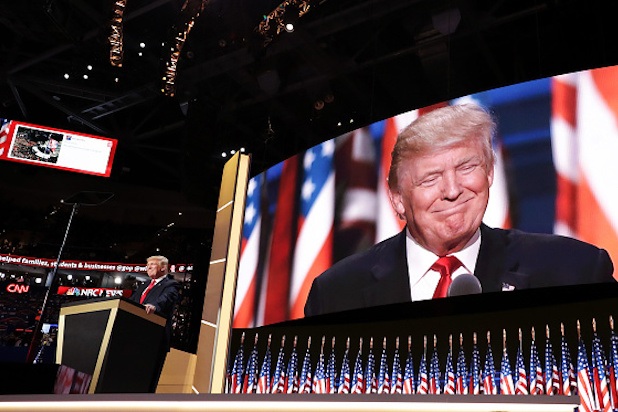 Đường tới Nhà Trắng của tỷ phú Donald Trump - 21 Ngày 21/7/2016, ông Donald Trump chính thức nhận đề cử của đảng Cộng hòa làm ứng viên đại diện cho đảng ra tranh cử tổng thống Mỹ (Ảnh: NYT)