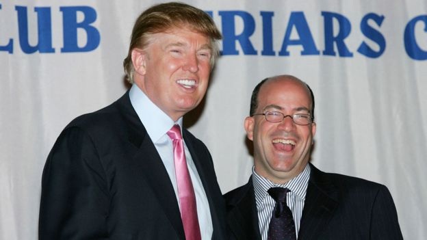 Vai trò của truyền thông Mỹ trong chiến thắng lịch sử của Donald Trump - 2 Donald Trump (trái) và Jeff Zucker (Ảnh: BBC)