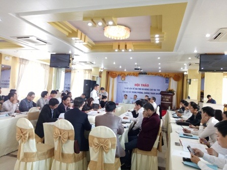 Đừng để nhân dân quay lưng với phòng chống tham nhũng - 2
Quang cảnh buổi hội thảo