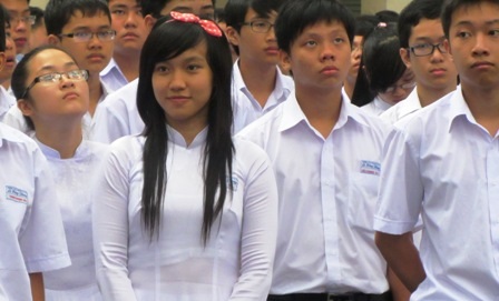 Học trò tại ngôi trường 85 năm tuổi chính thức bước vào năm học mới. 