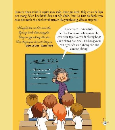 Bà giáo 83 tuổi "hóa" thành nhân vật truyện tranh - 11 (Ảnh: Hội quán Các bà mẹ cung cấp)
