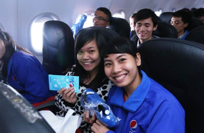 Và tận hưởng bầu không khí Tết “trên chín tầng mây”