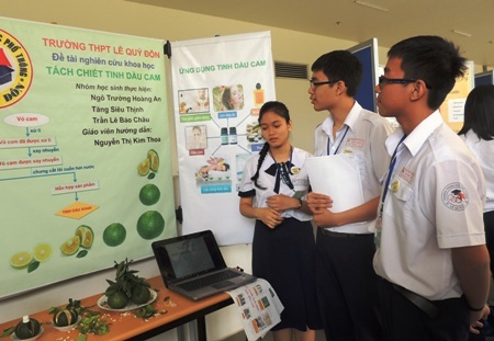 Học trò nghiên cứu khoa học từ đời sống - 3 Học sinh Trường THPT Lê Quý Đôn với đề tài