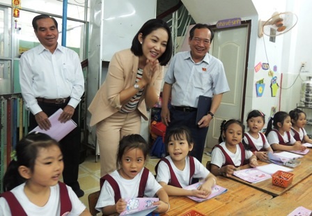 Trường mầm non công lập, ngoài công lập tại TPHCM chưa đáp ứng được nhu cầu gửi trẻ của phụ huynh.