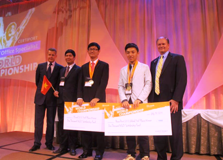 Việt Nam giành 2 huy chương thi Vô địch Tin học văn phòng thế giới - 1 Trần Phúc Duy (