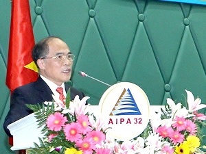 Chủ tịch Quốc hội dự phiên họp thứ nhất AIPA-32 - 1 Chủ tịch Quốc hội dự phiên họp thứ nhất AIPA-32 - 1