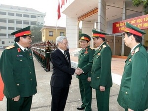 Tổng Bí thư thăm Học viện Chính trị Bộ Quốc phòng - 1 Tổng Bí thư thăm Học viện Chính trị Bộ Quốc phòng - 1