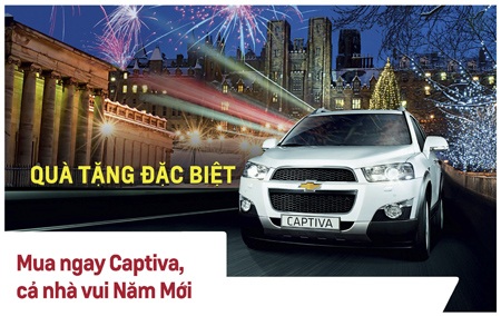 Chương trình hỗ trợ đặc biệt cho xe Chevrolet Captiva - 2 GM Việt Nam công bố chương trình hỗ trợ đặc biệt cho xe Chevrolet Captiva