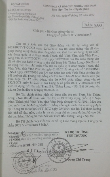 Bộ GTVT làm ngược chỉ đạo của Thủ tướng Chính phủ - 5 Bộ GTVT làm ngược chỉ đạo của Thủ tướng Chính phủ