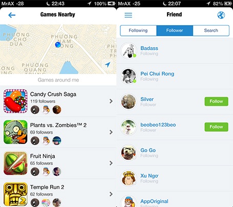onClan của Appota: mạng xã hội thú vị dành cho dân nghiền game mobile - 5 Dễ dàng tìm kiếm và kết thêm bạn bè.