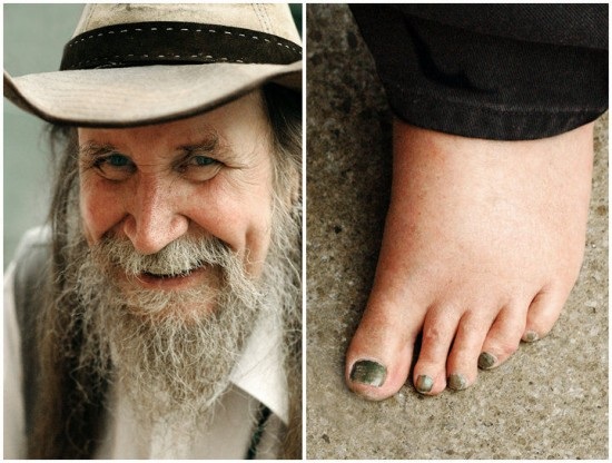 Ông Pete luôn sơn móng chân