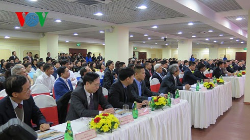 Chủ tịch Hội Người Việt Nam tại LB Nga phát biểu tại buổi gặp mặt