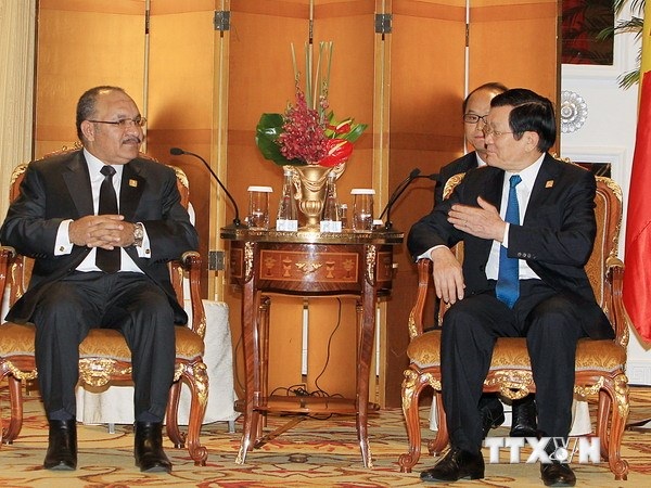 Chủ tịch nước tiếp xúc lãnh đạo nhiều nước bên lề Hội nghị APEC - 1 Chủ tịch nước tiếp xúc lãnh đạo nhiều nước bên lề Hội nghị APEC