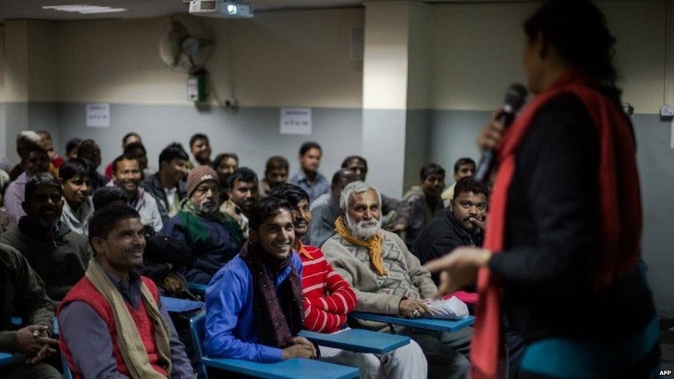 Chương trình đào tạo cho các tài xế tại New Delhi được tổ chức vào hồi tháng 1/2014