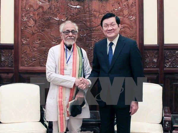 Chủ tịch nước tiếp Chủ tịch Ủy ban Đoàn kết Ấn Độ - Việt Nam - 1 Chủ tịch nước tiếp Chủ tịch Ủy ban Đoàn kết Ấn Độ - Việt Nam