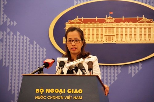 Yêu cầu Trung Quốc dừng ngay hành động sai trái ở Trường Sa - 1 Phó Phát ngôn Bộ Ngoại giao Phạm Thu Hằng