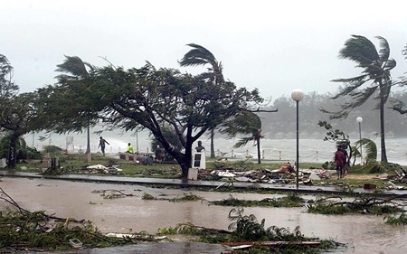 Siêu bão Pam tàn phá Vanuatu (Ảnh: