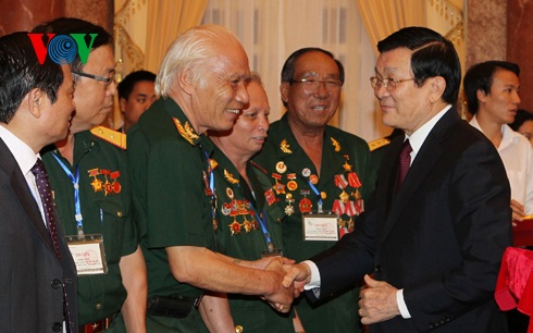 Chủ tịch nước Trương Tấn Sang đã có buổi gặp mặt thân mật Đoàn đại biểu