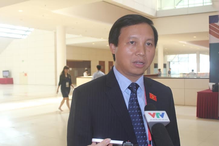 Tuyên bố Hà Nội: Tầm nhìn mới của các nghị viện vì 6,5 tỷ người dân - 1 Ông Ngô Đức Mạnh, Phó Chủ tịch Ủy ban Đối ngoại Quốc hội trong cuộc trao đổi với báo chí