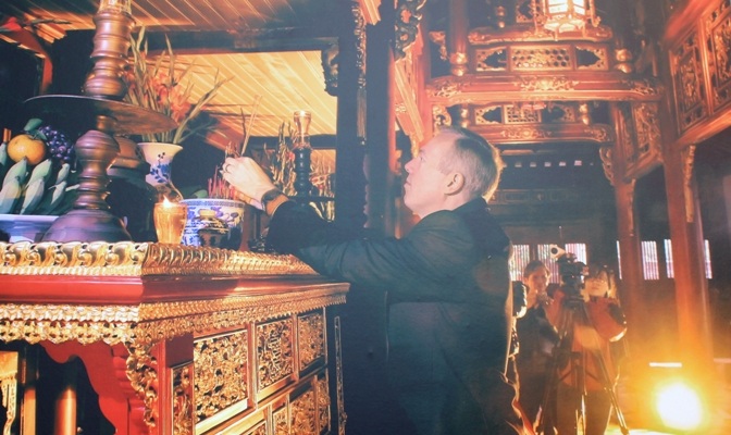 Ngoại trưởng Mỹ Madeleine Albright thăm Việt Nam (Hà Nội-9/1999) (Ảnh: Nguyễn Khang)