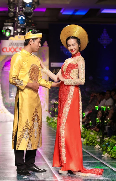 Nhiều người đẹp lộng lẫy trong áo dài cưới - 4 Hà Thanh