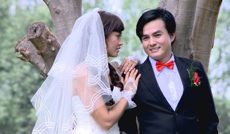 Diễn viên Cao Minh Đạt cưới Như Phúc...trong phim - 1 Cảnh cưới của cặp đôi trong Phận đàn bà