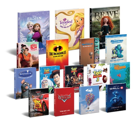 Ra mắt bộ truyện hoạt hình Disney - 2 Bộ truyện hoạt hình Disney gồm 16 cuốn ra mắt độc giả nhí Việt Nam vào ngày 10/12/ 2014