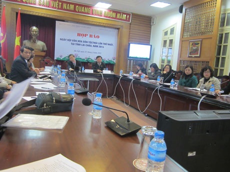 Họp báo Ngày hội Văn hóa dân tộc Thái lần thứ nhất