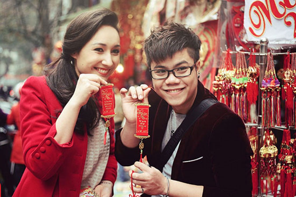 Nhiều ca sĩ trẻ tham gia “Hát gọi mùa xuân” - 1 Anna Trương và Đinh Mạnh Ninh tham gia Hát gọi mùa xuân