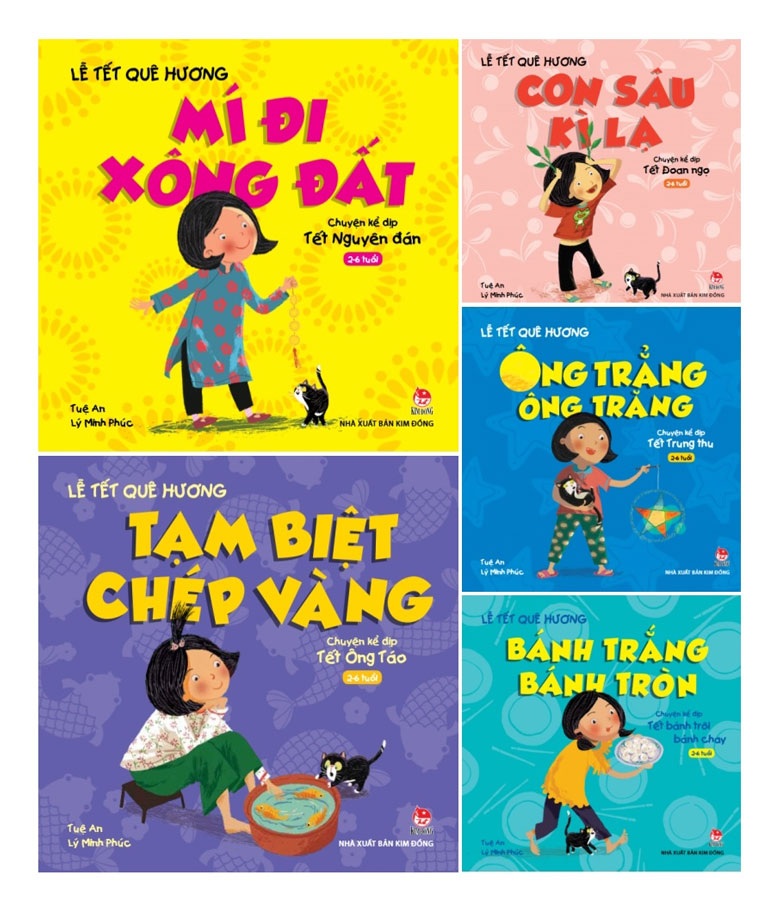 “Lễ Tết quê hương”- món quà cho bé vui đón Tết - 1 Bộ sách chủ đề Lễ Tết quê hương