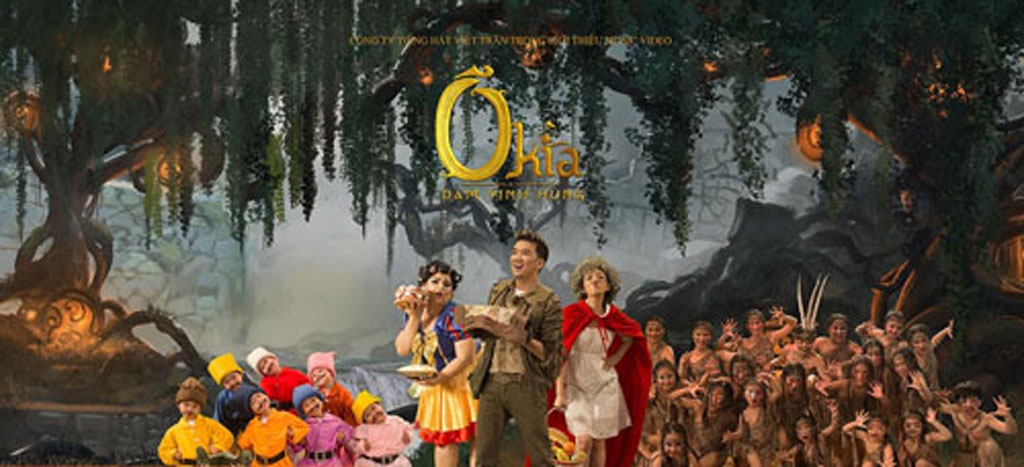 Cảnh trong MV Ô kìa đời bỗng dưng vui của Đàm Vĩnh Hưng (Ảnh
cắt từ clip)