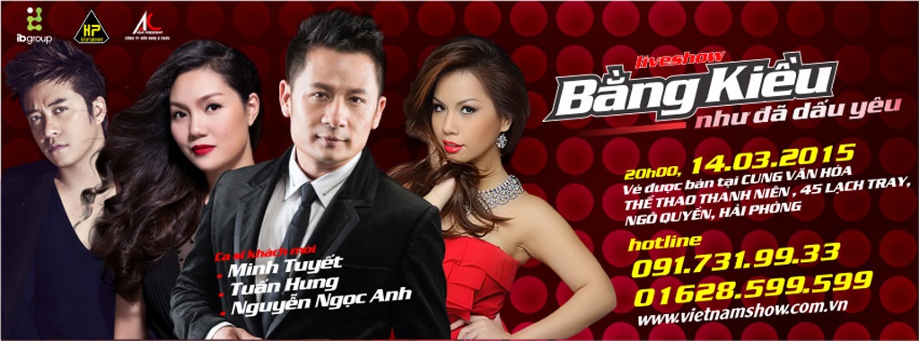 Bằng Kiều, Tuấn Hưng tái hợp trong liveshow tại Hải Phòng - 5 Poster chương trình
